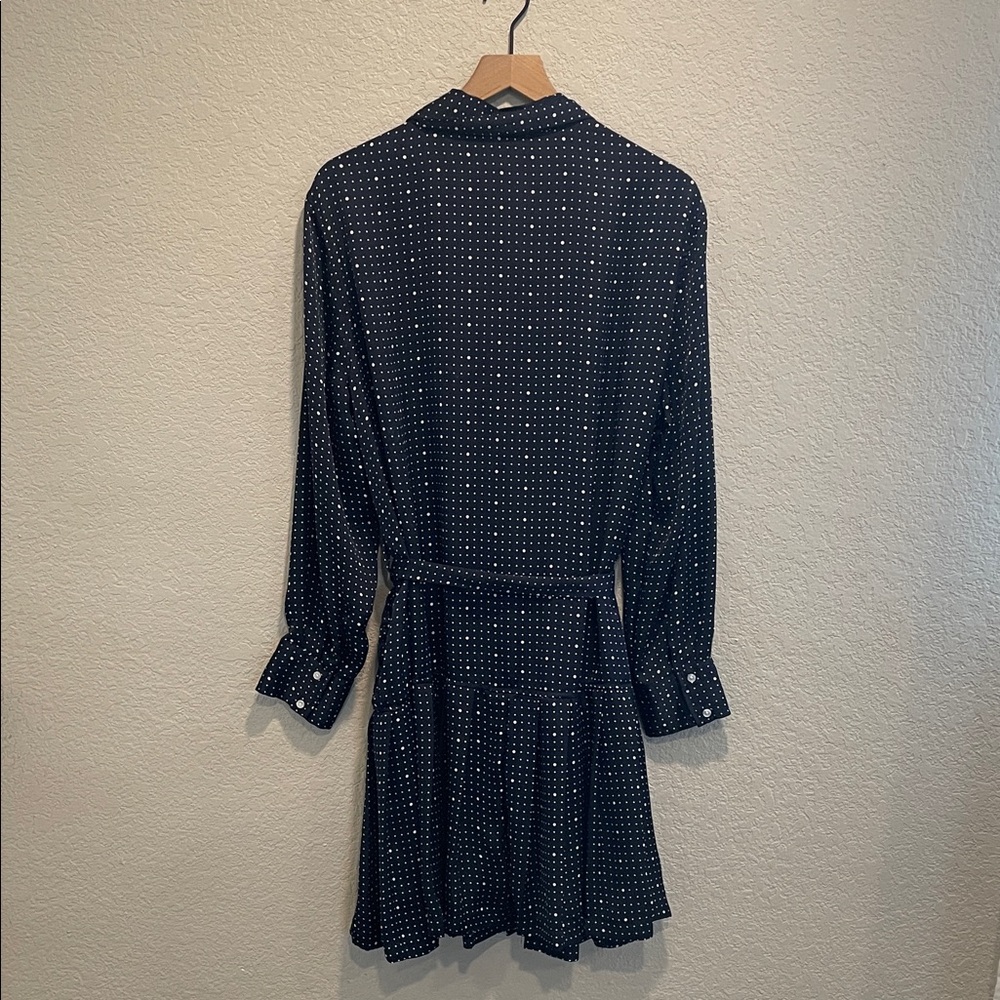 Free Assembly Women's Pleated Midi Shirtdress with Long Sleeves XL NWT - Picture 7 of 7